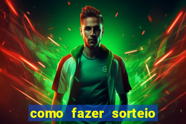 como fazer sorteio de cores online